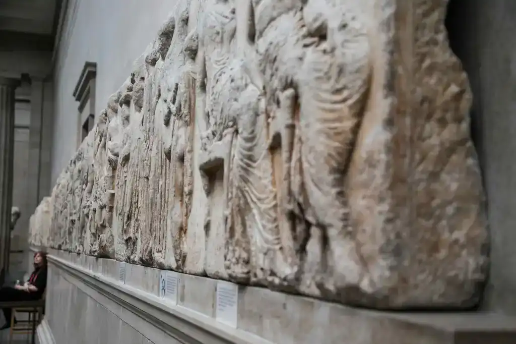 Parthenon-fries detail, Athene